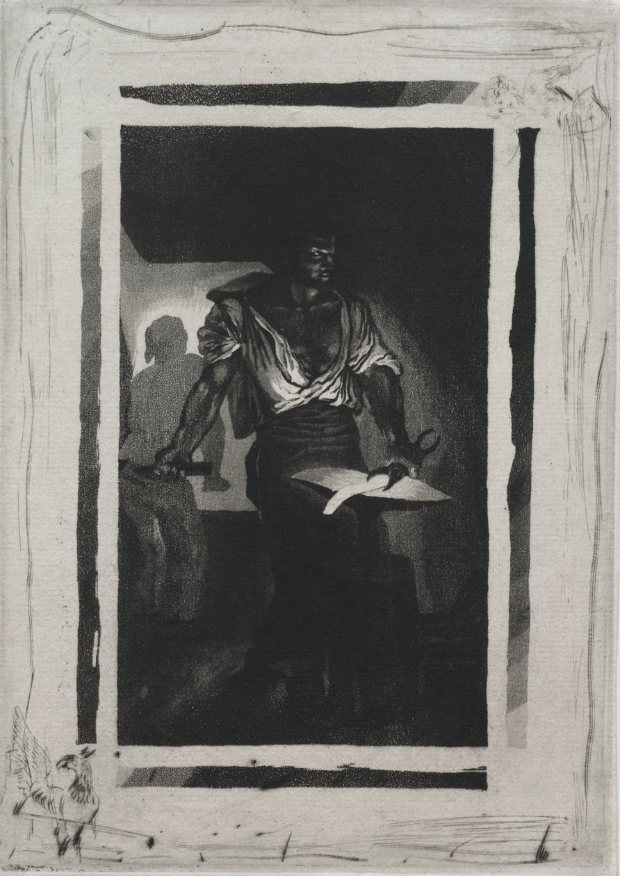 Kovář. od Ferdinand Victor Eugene Delacroix