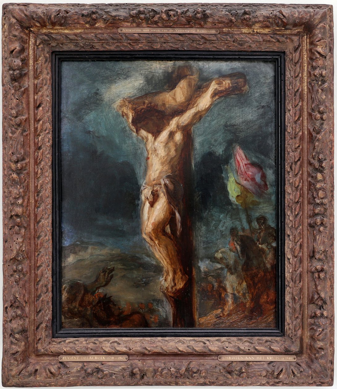 Ukřižování od Ferdinand Victor Eugene Delacroix