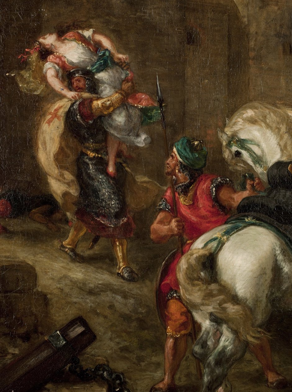 Znásilnění Rebeccy od Ferdinand Victor Eugene Delacroix