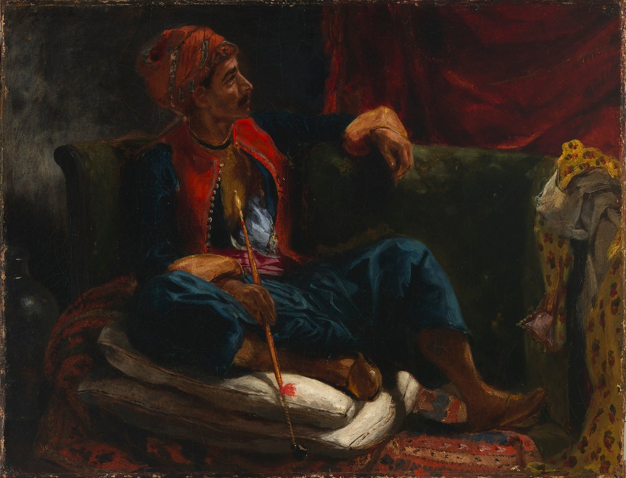 Kuřák od Ferdinand Victor Eugene Delacroix