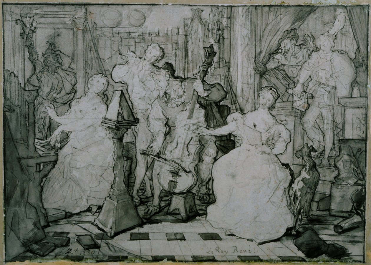 Roy René od Ferdinand Victor Eugene Delacroix
