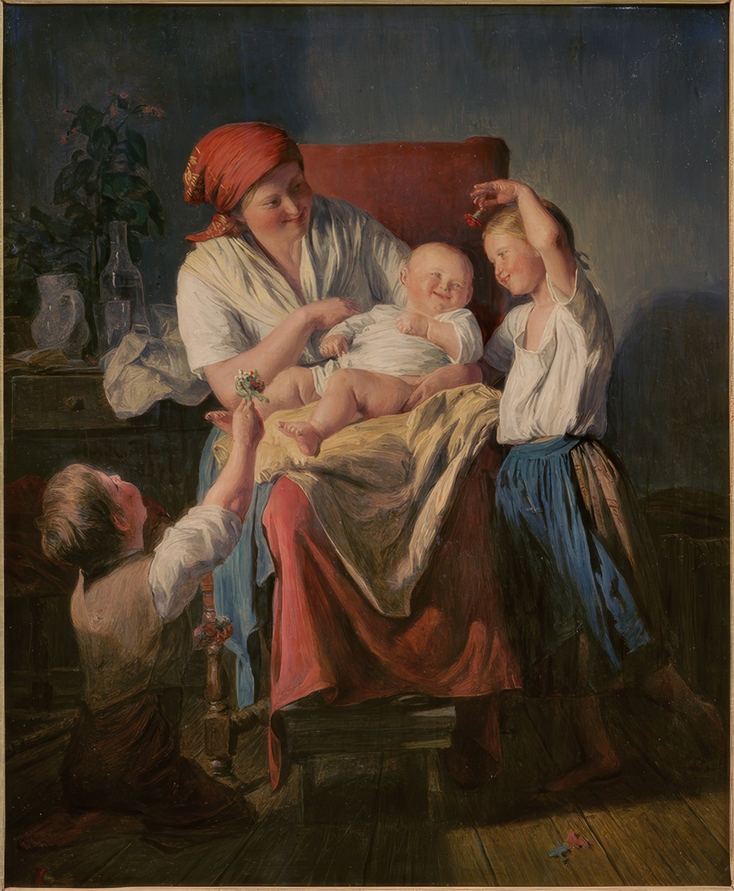 Matčino štěstí od Ferdinand Waldmüller