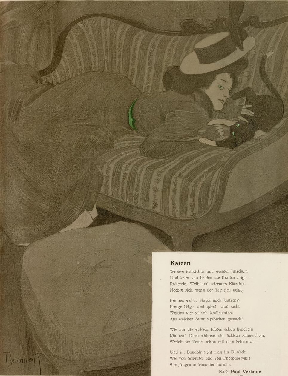 Kočky od Ferdinand von Reznicek