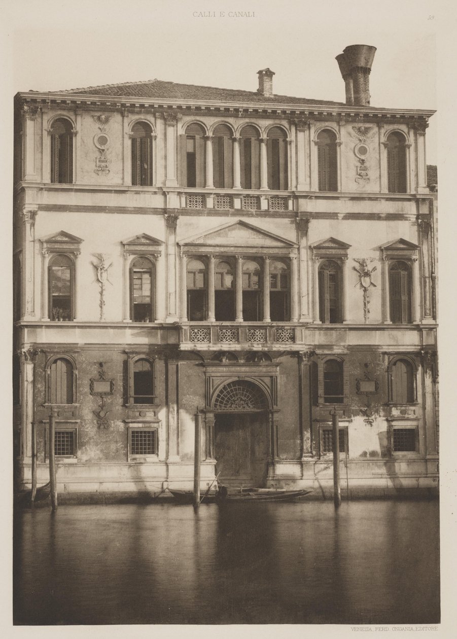 palác Contarini od Ferdinando Ongania