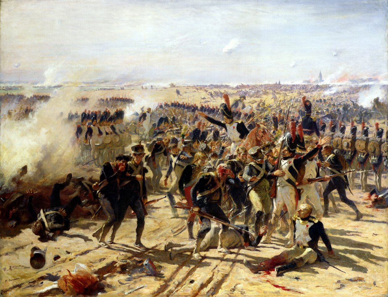 Bitva u Esslingu, květen 1809 od Fernand Cormon
