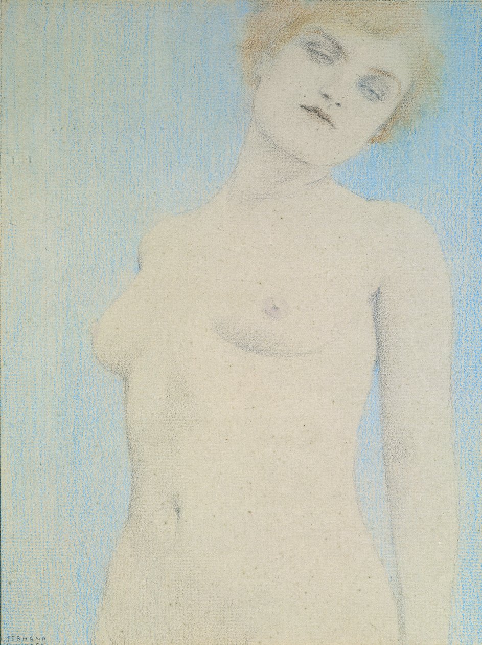 Ženský akt od Fernand Khnopff