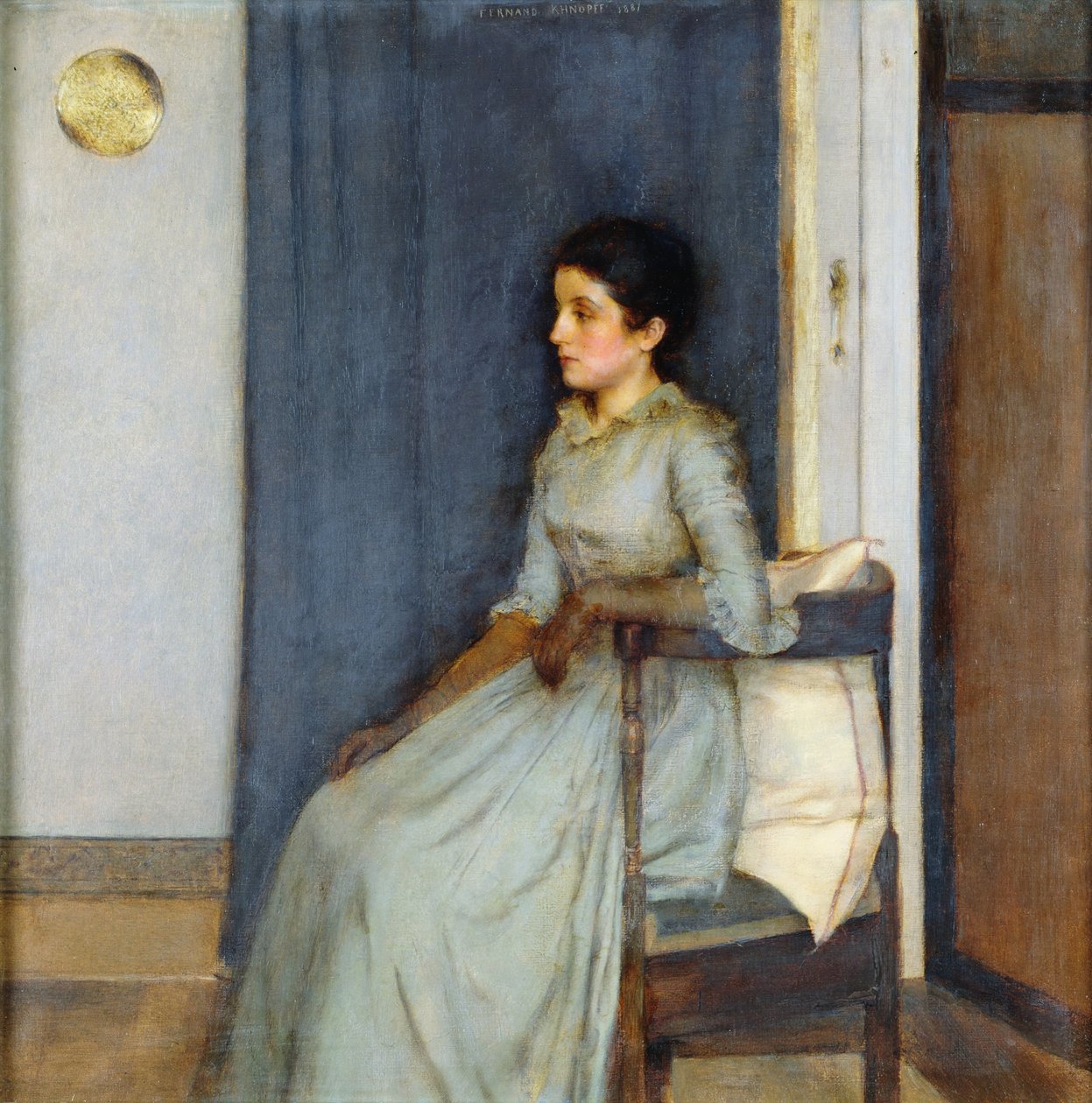 Slečna Monnomová, 1887 od Fernand Khnopff