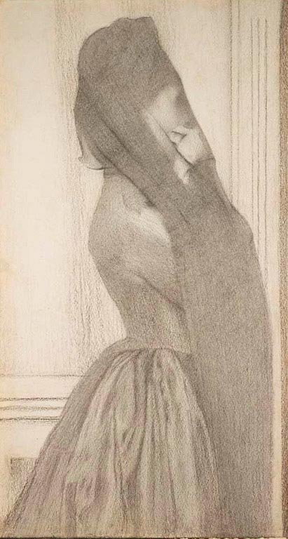 Závoj od Fernand Khnopff
