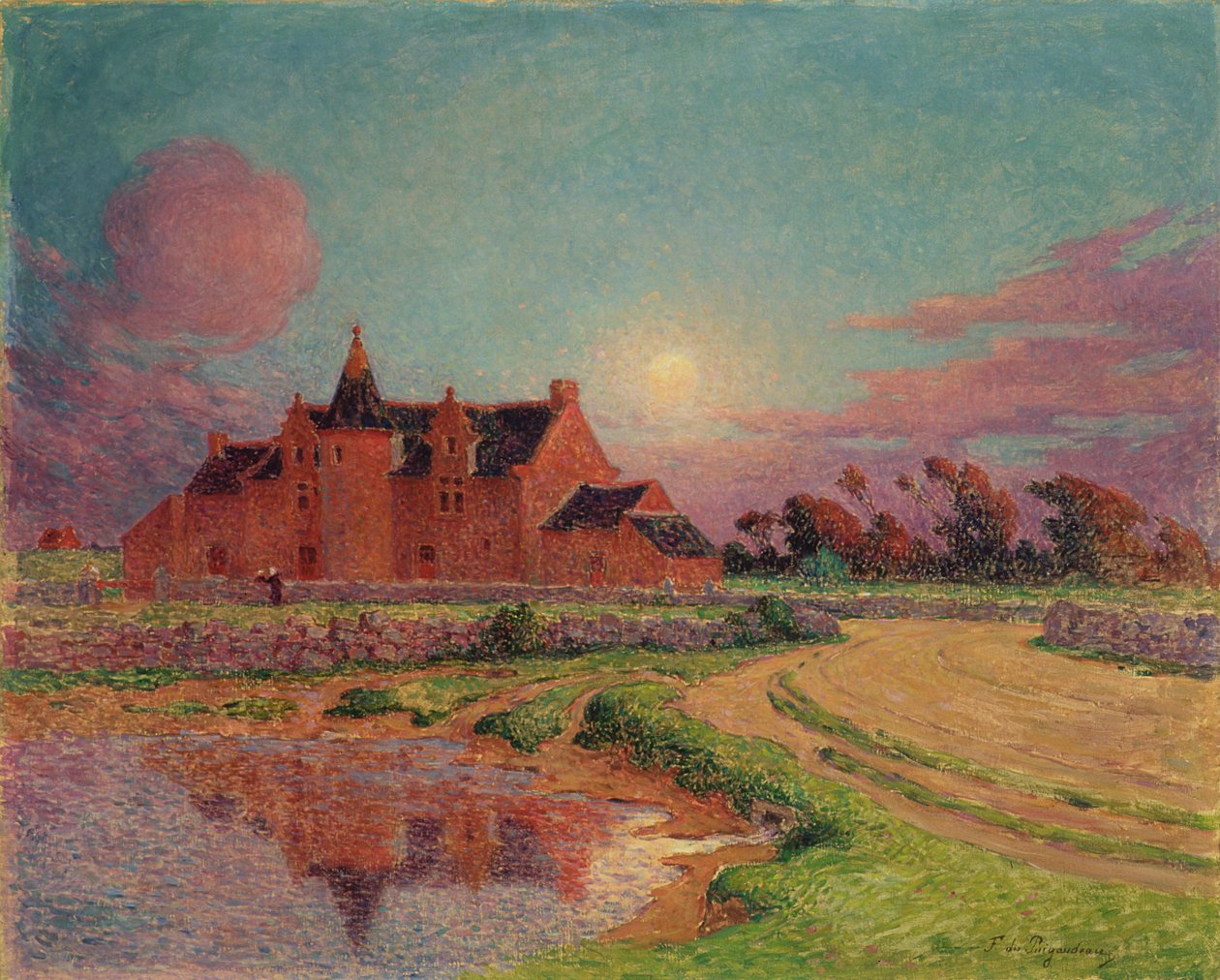 The Manor of Kervandu, c.1910 od Fernand Loyen du Puigaudeau