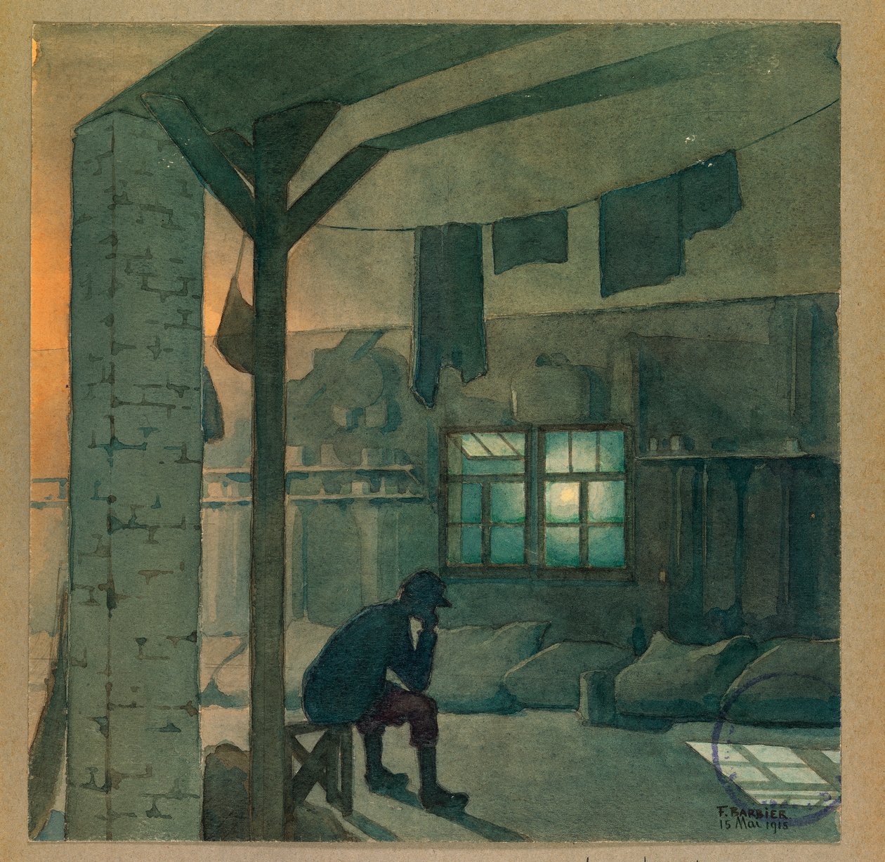 Millot je na stráži, Gustrow od Fernand Barbier