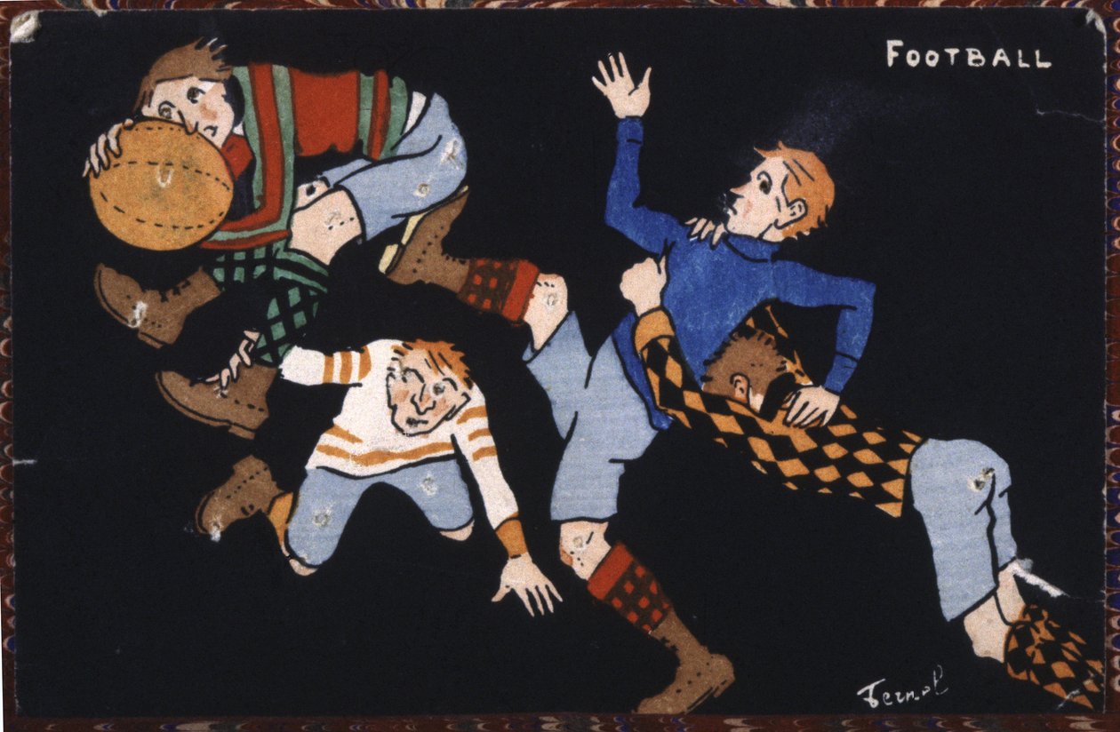 Jalkapallo, 1900-luvun alku (kuva) od Fernand Fernel