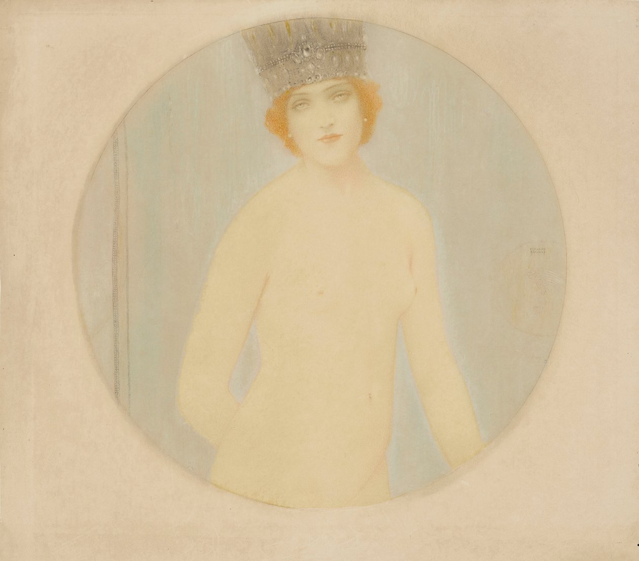 Nahá královna, c. 1910. od Fernand Khnopff