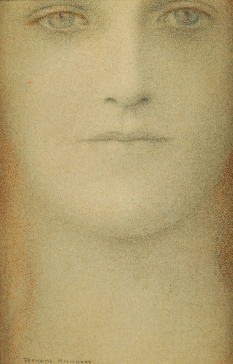 Studie o ženě, 1890 od Fernand Khnopff