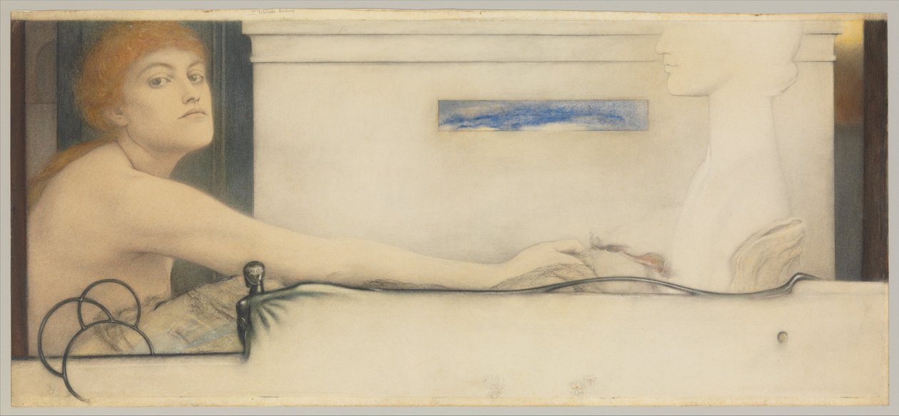 The Offering, 1891 od Fernand Khnopff