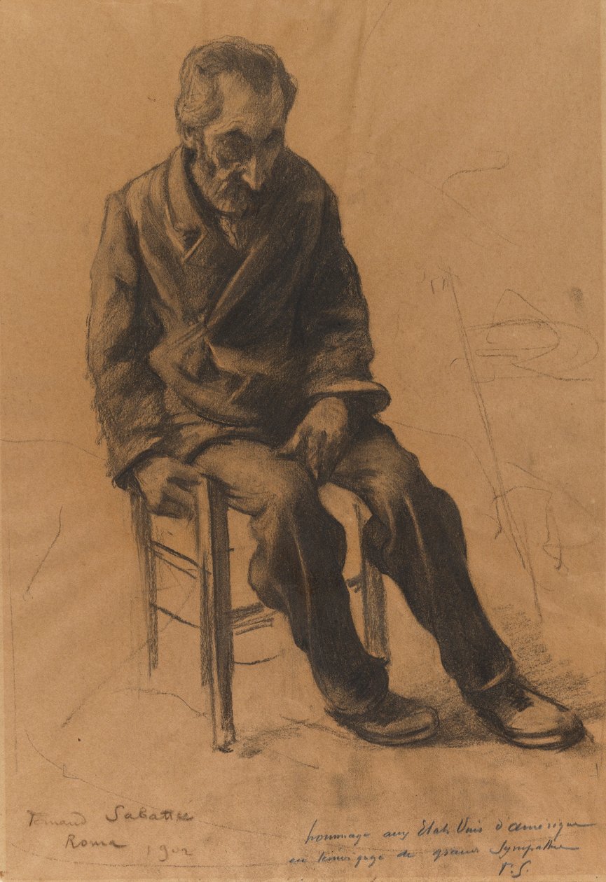Mužská postava od Fernand Sabatte