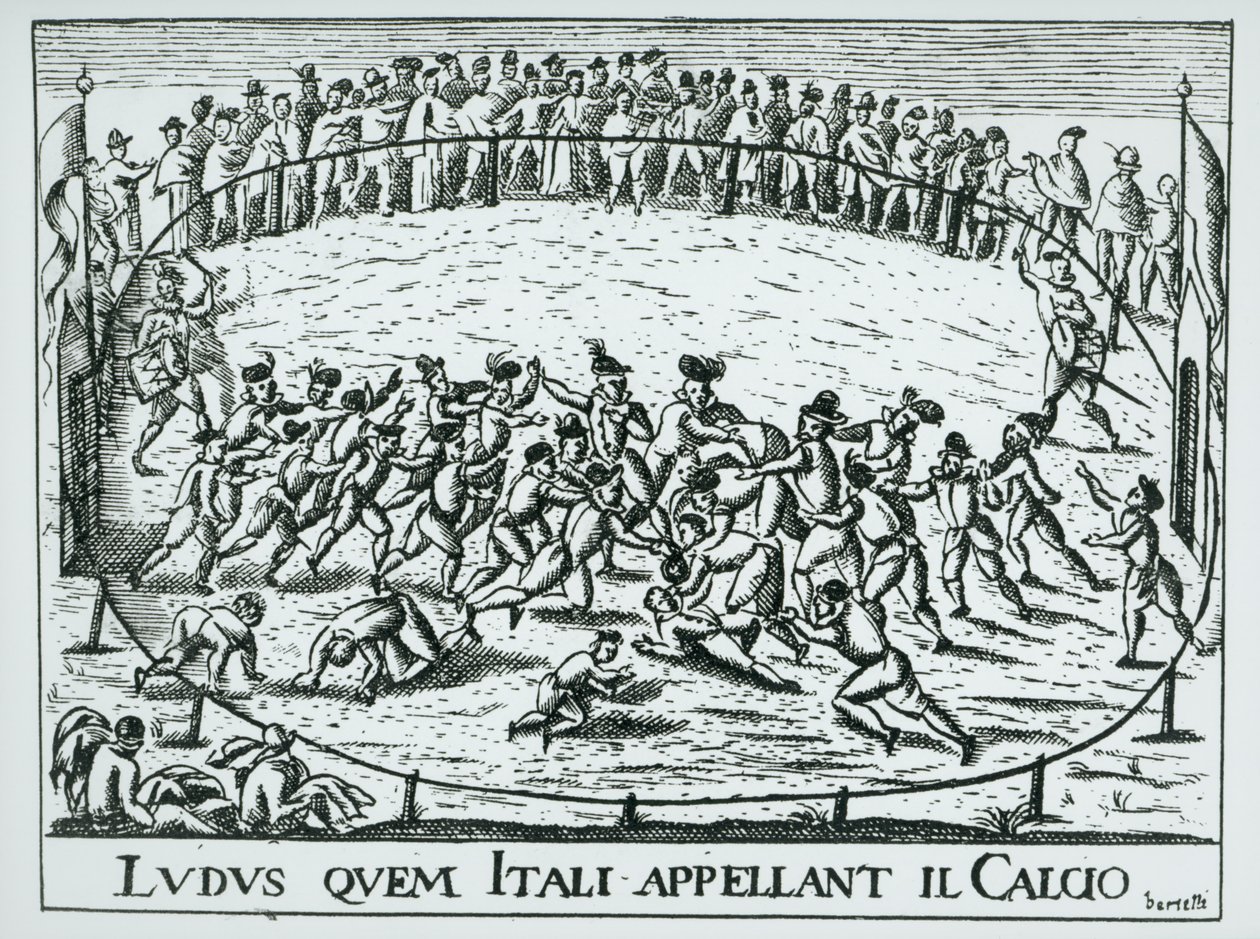 Italští hráči Calcio od Fernando Bertelli