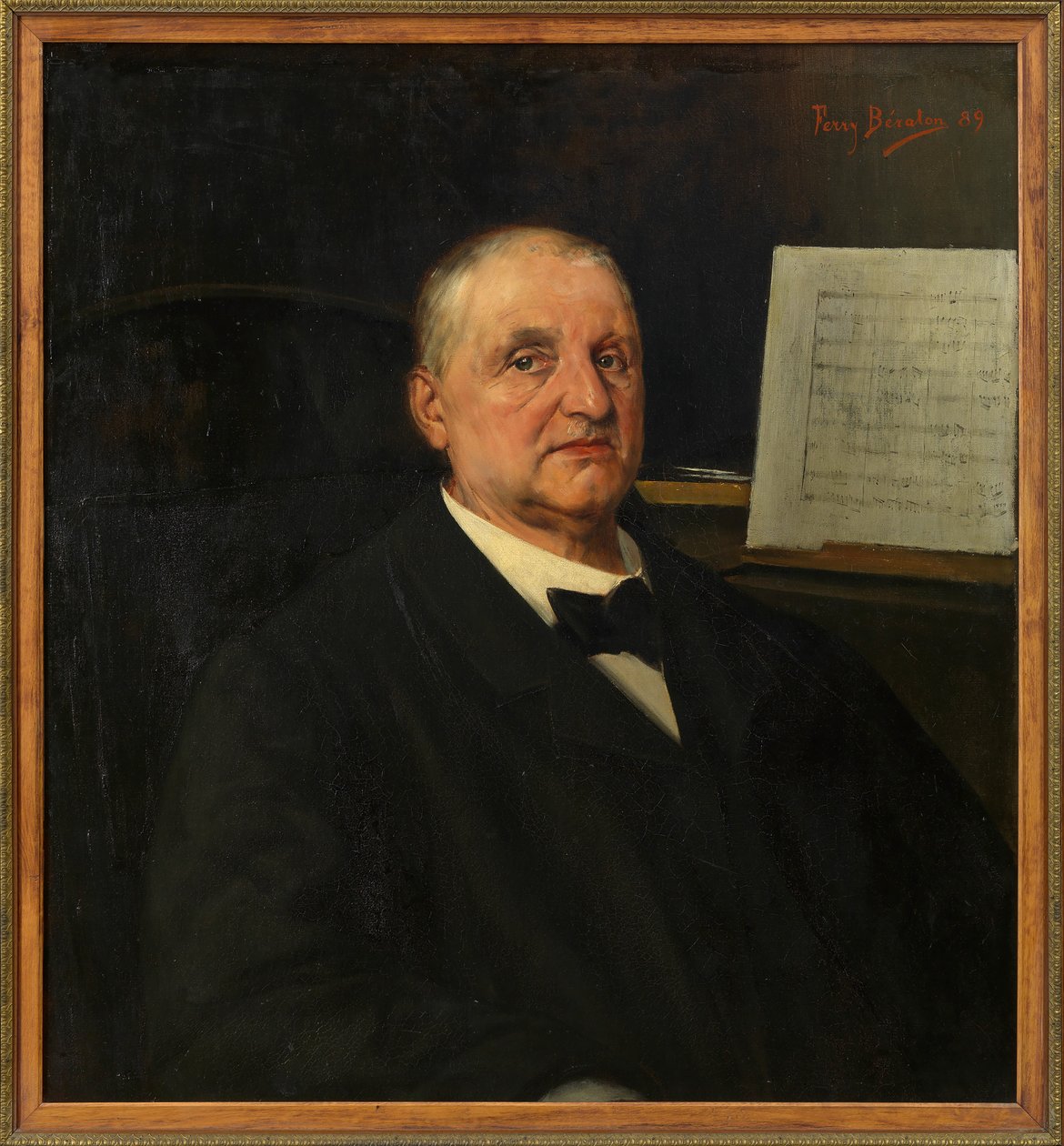 Portrét Antona Brucknera 1824-1896, 1889. od Ferry Bératon