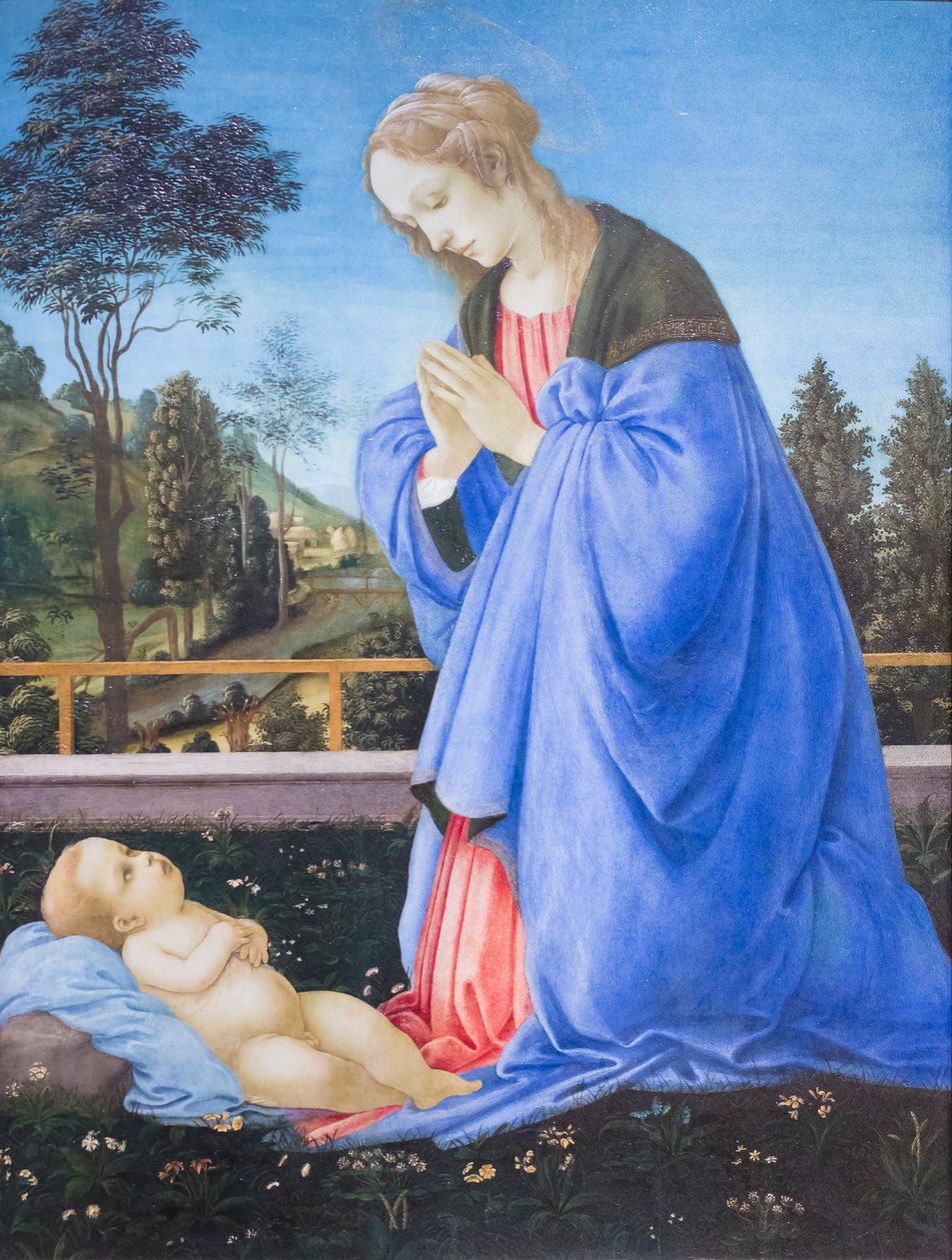 Lapsen palvonta od Filippino Lippi