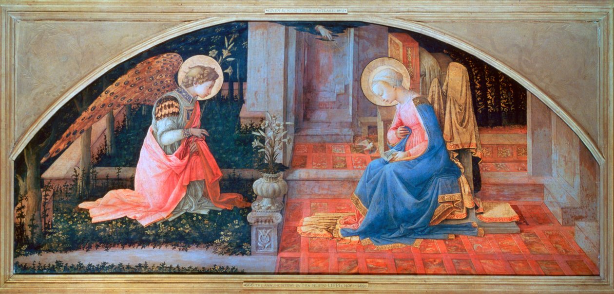 Zvěstování, c1450-1453 od Filippino Lippi