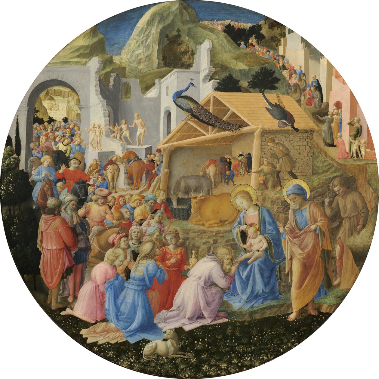 Klanění tří králů od Fra Filippo Lippi