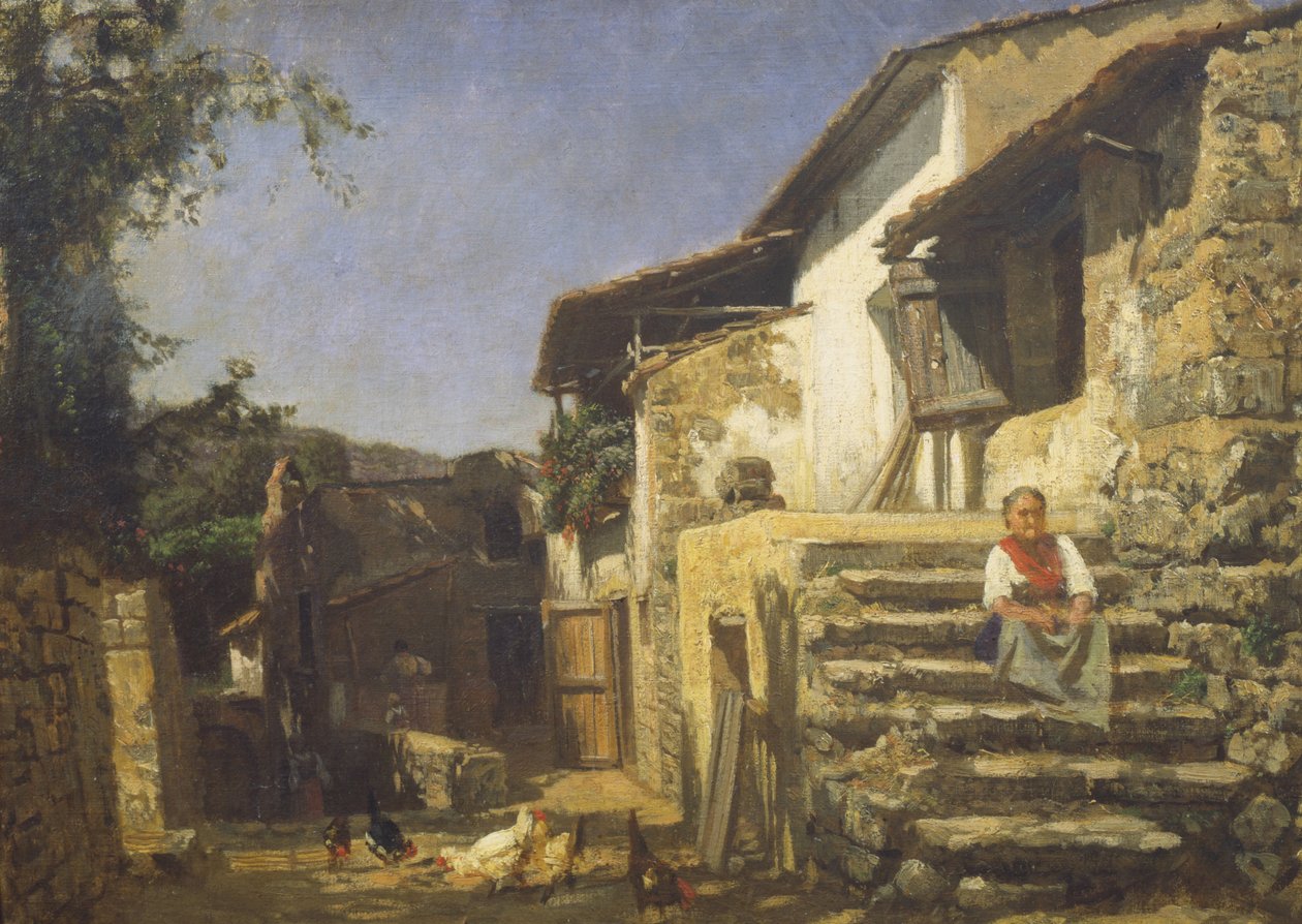 Statek v Sorrentu od Filippo Palizzi