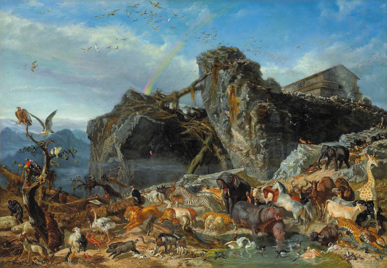 Po potopě, cca 1865. od Filippo Palizzi