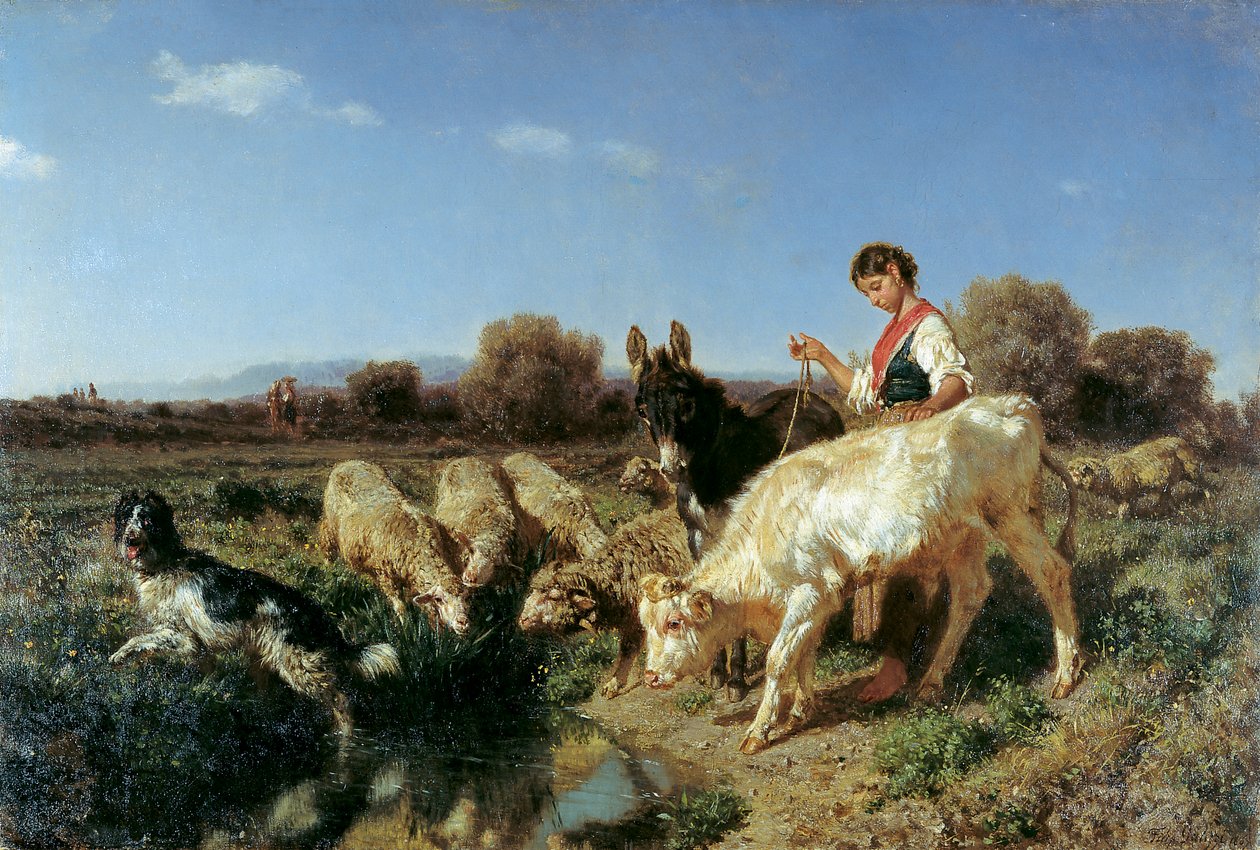 Kastelupaikalla od Filippo Palizzi