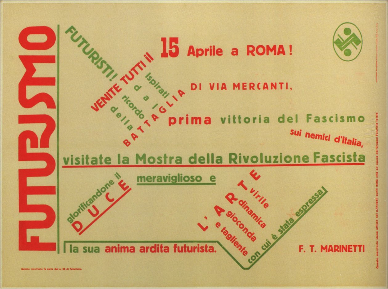 Futurismus, 1932 od Filippo Tommaso Emilio Marinetti
