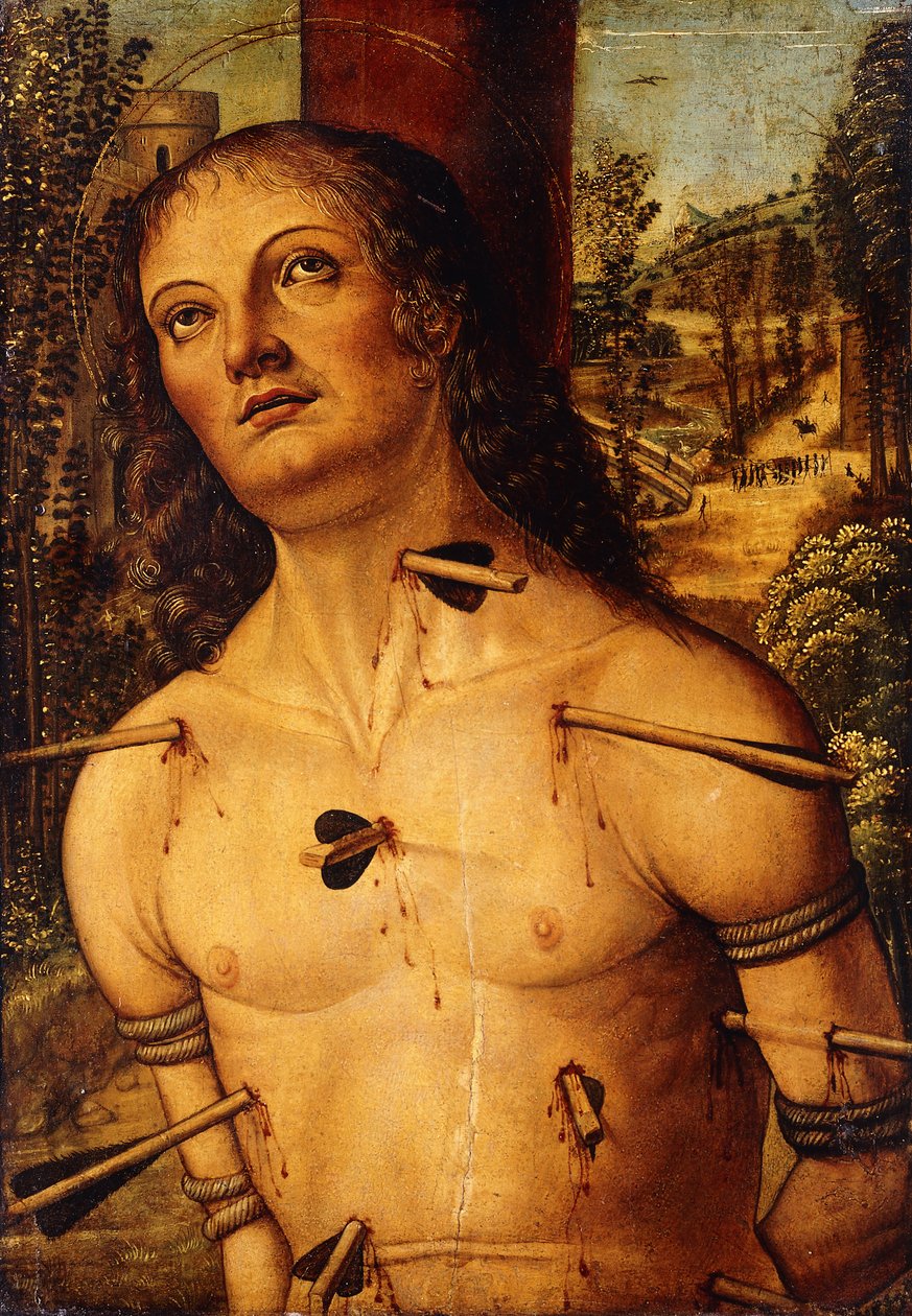 svatý Šebestián, od Fiorenzo di Lorenzo