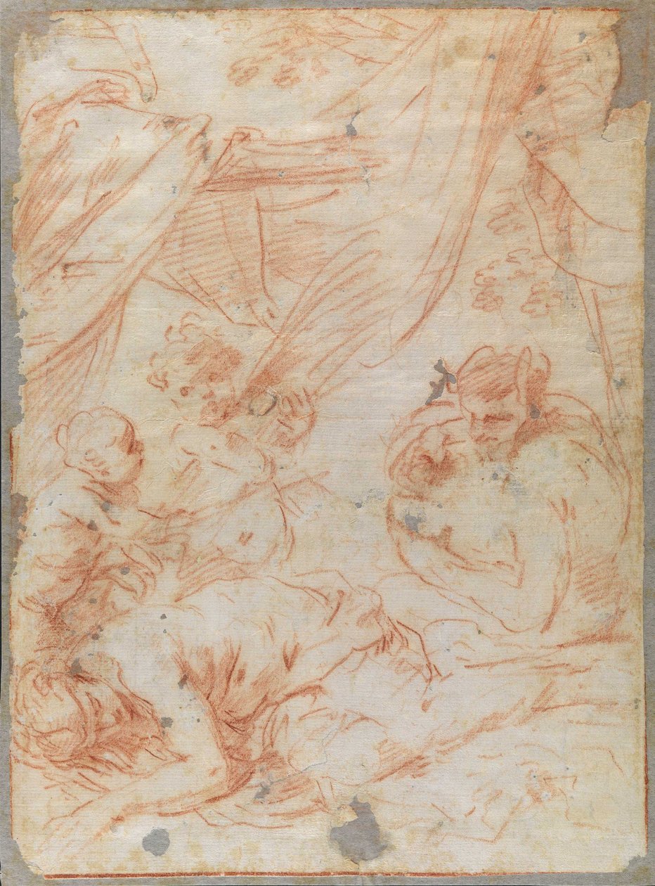 Satyr a spící nymfa od Flaminio Torre