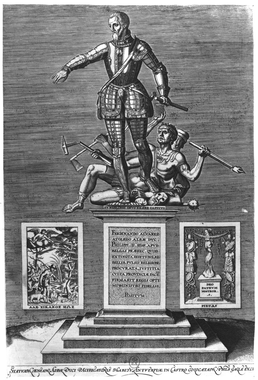 Portrét oslavující Ferdinanda Alvareze z Toleda (1508-82), vévodu z Alby od Flemish School