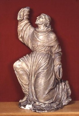 Svatý František přijímá stigmata (omítka) od Flemish School