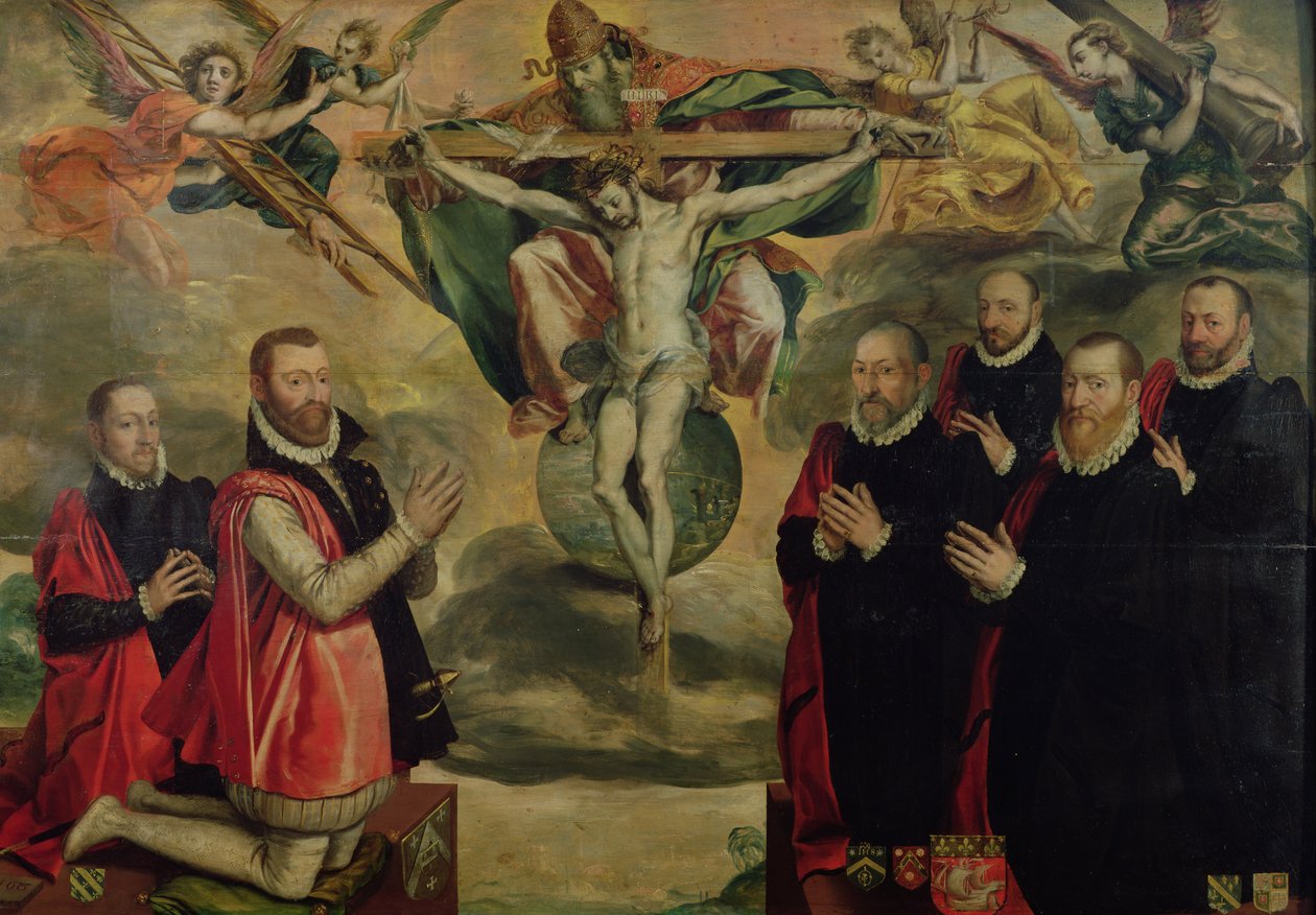 Prevot des Marchands a Echevins z města Paříže, 1568 od Flemish School