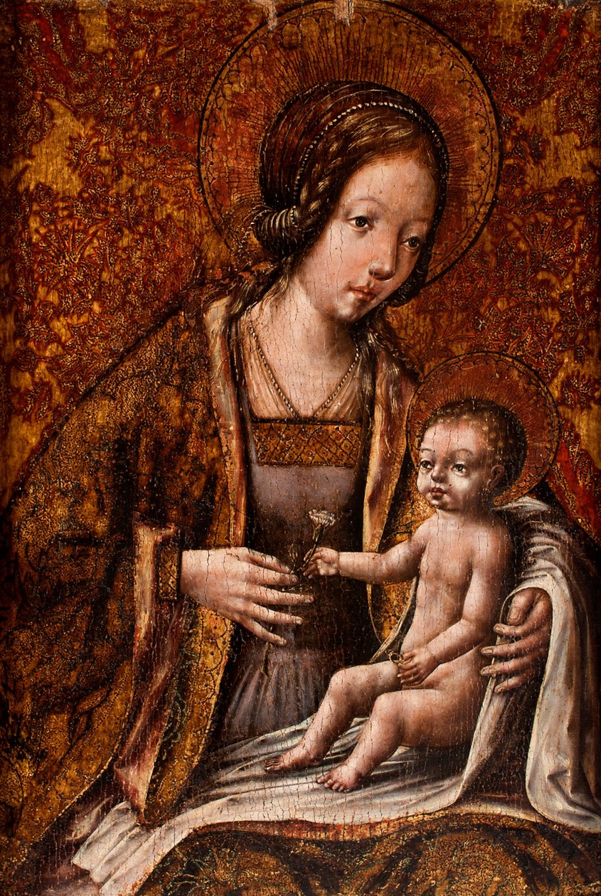 Madonna a dítě od Flemish School