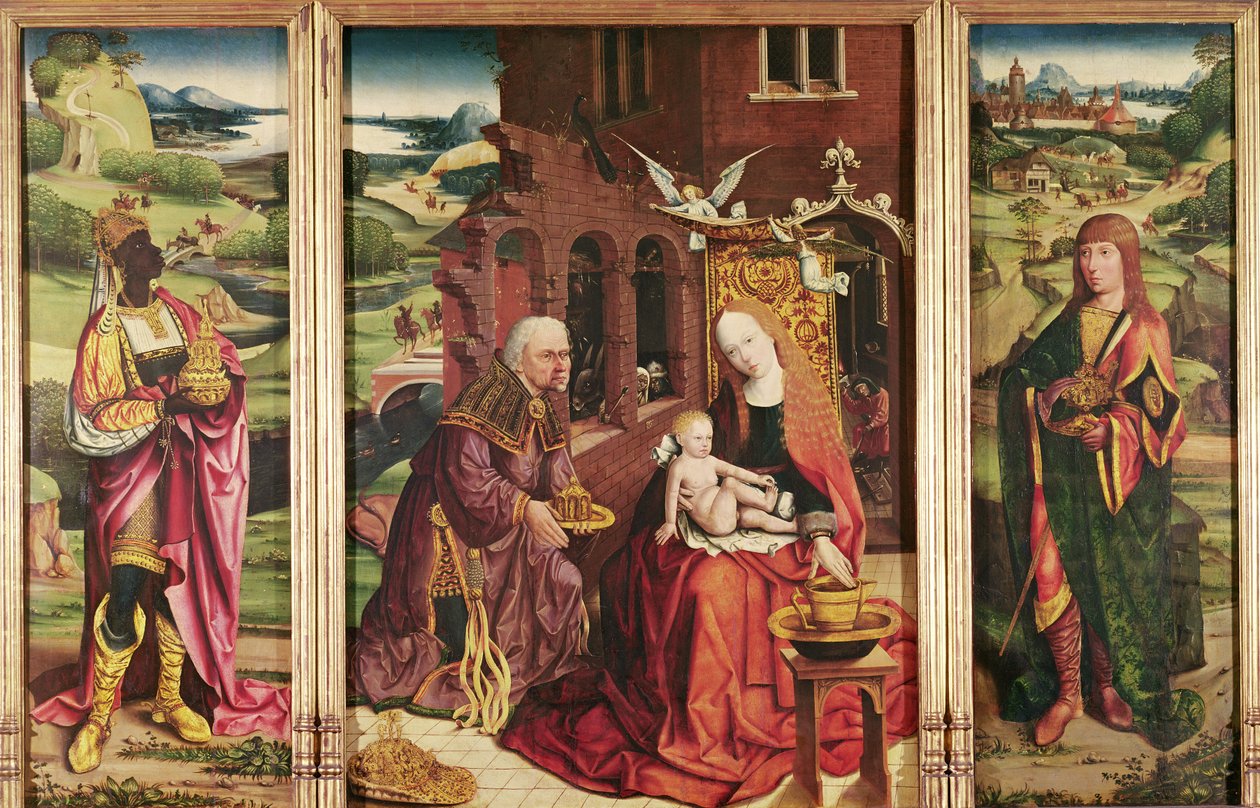 Klanění tří králů od Flemish School
