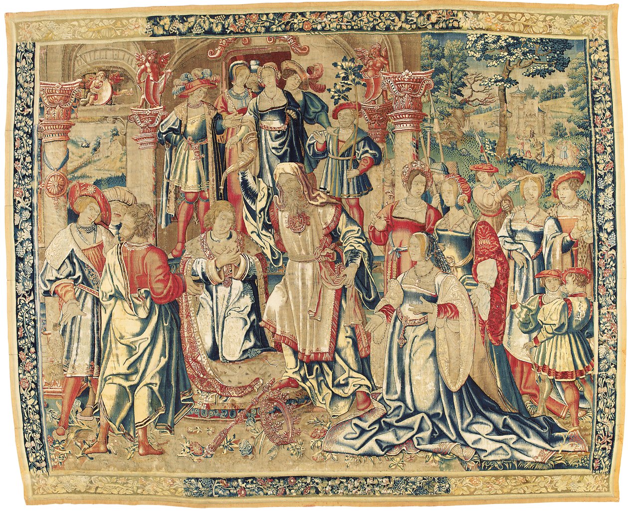 Francouzsko-vlámská biblická tapisérie, kolem 1510-30 od Flemish School