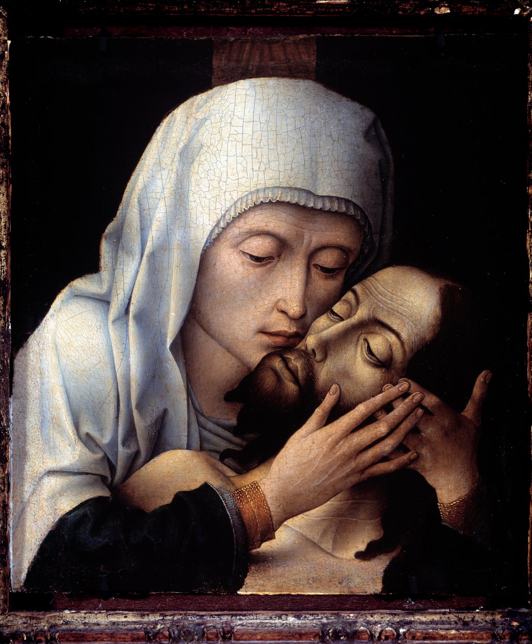 Pieta (malba, cca 1470) od Flemish School