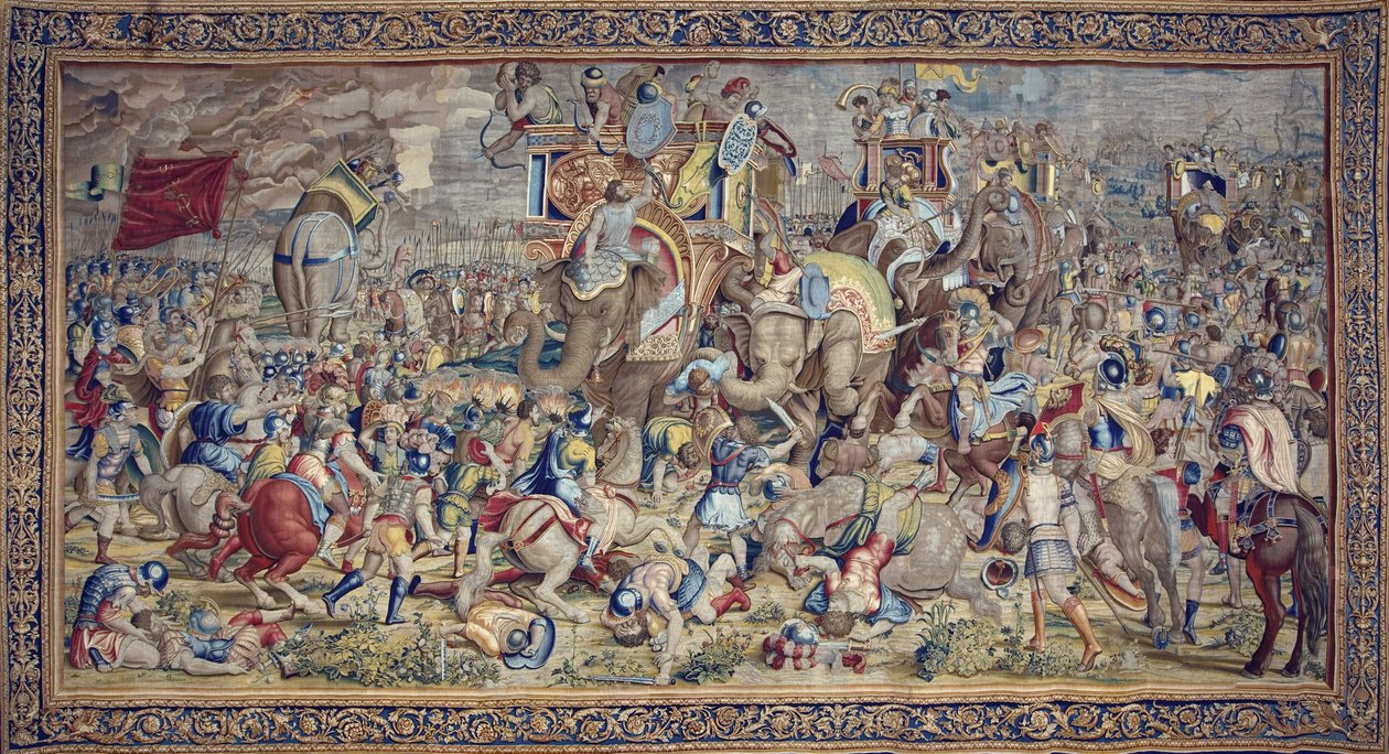 Historie Hannibala, kolem roku 1570 (tapisérie) od Flemish School