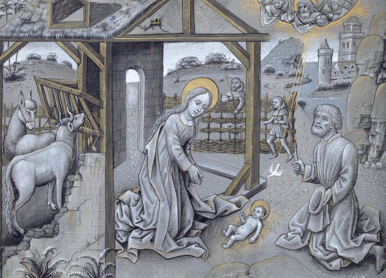 Narození Páně od Flemish School