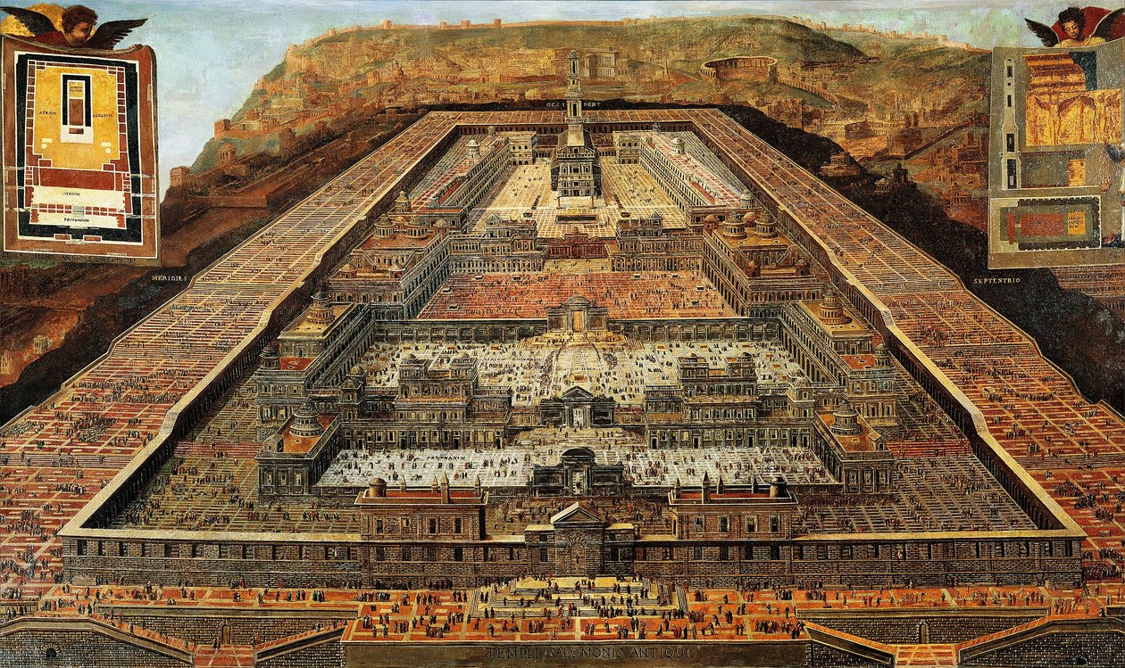 Salomonův chrám od Flemish School
