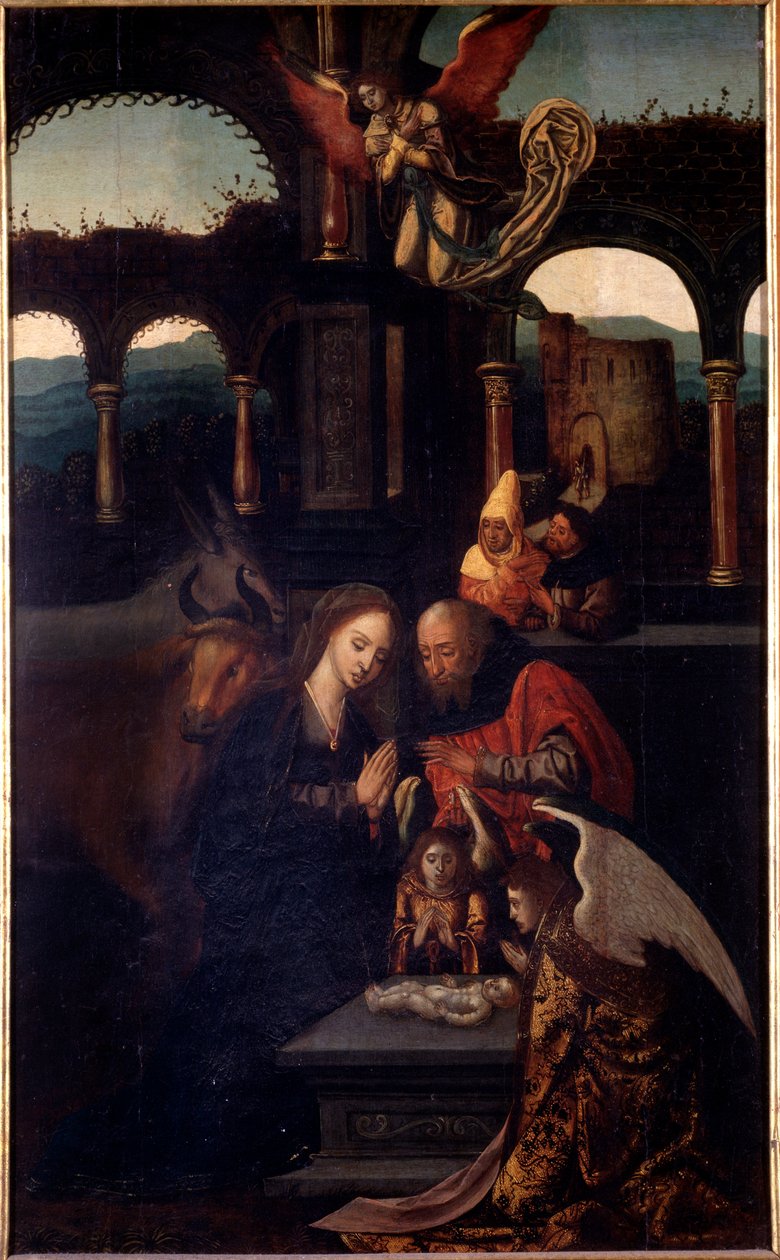 Narození Páně (Malba od Flemish School