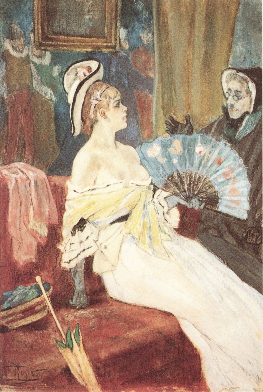 Zplnomocněný zástupce od Félicien Rops