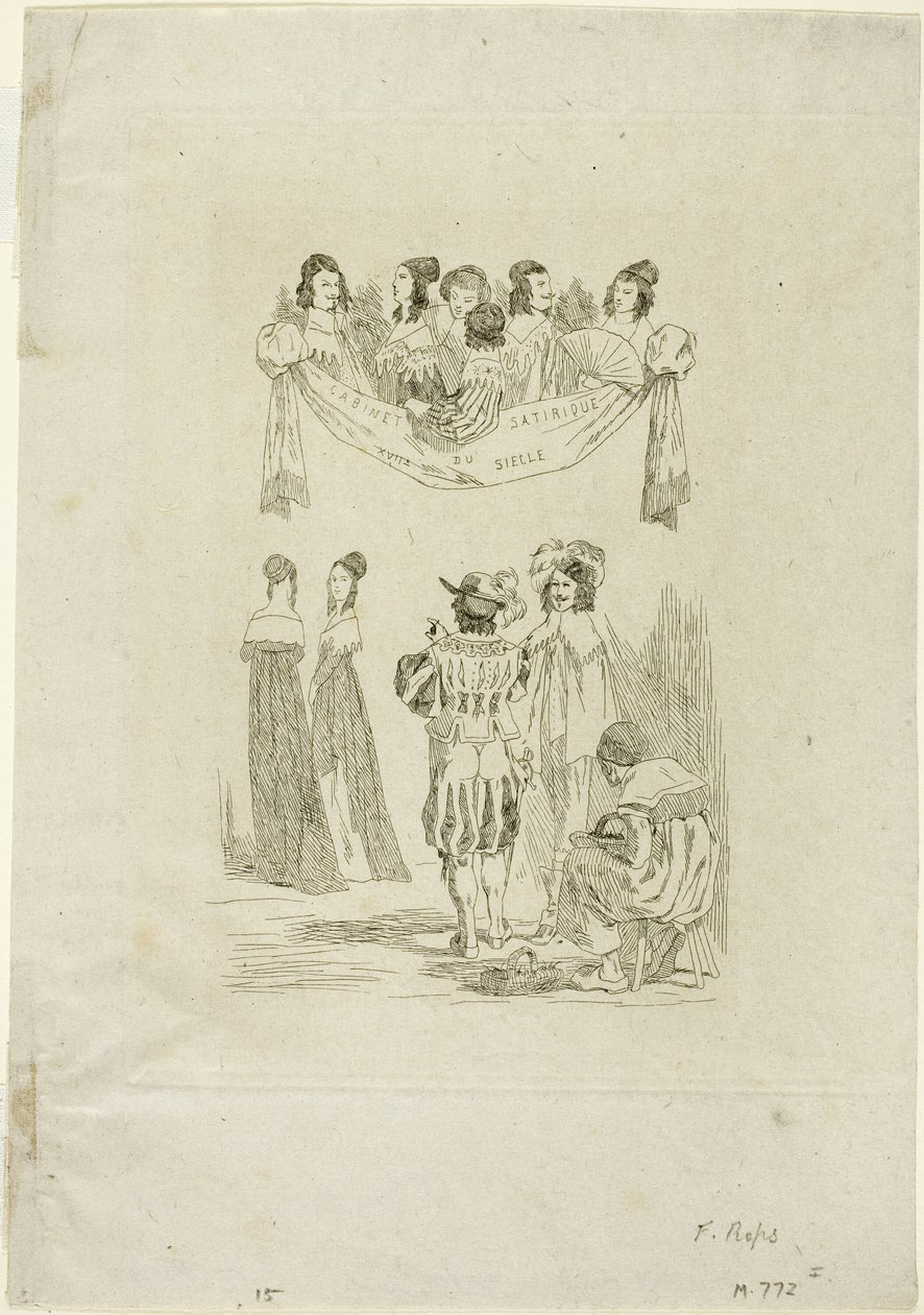 Satirický kabinet od Félicien Rops