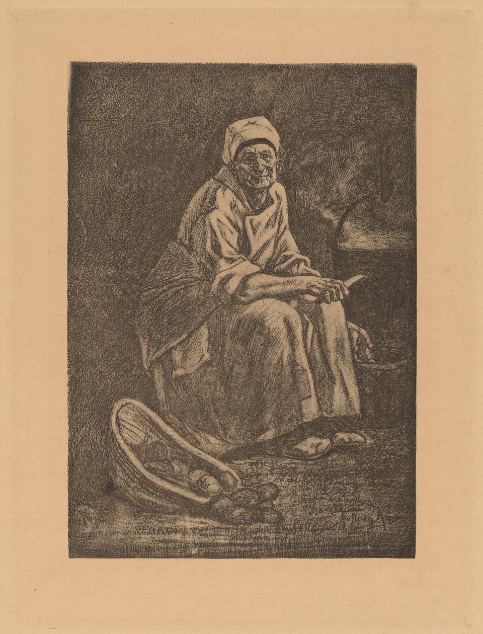 Stará Kate. od Félicien Rops