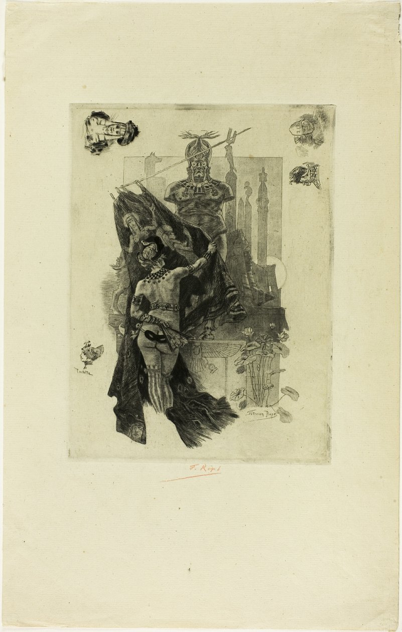 Skromnost Sodomy od Félicien Rops