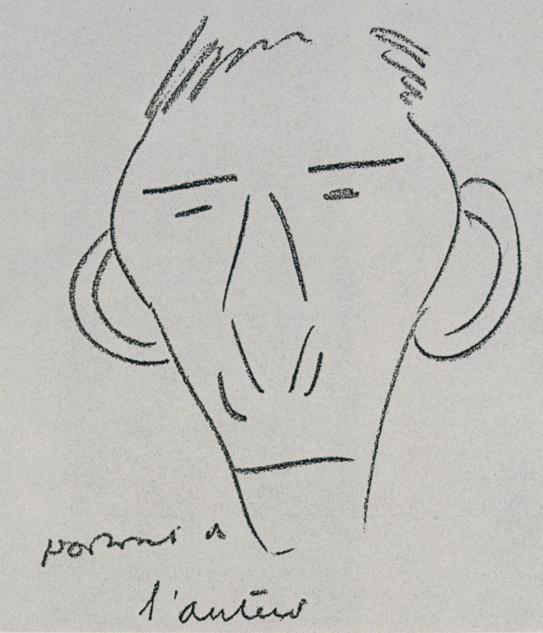 Autoportrét od Félix Fénéon