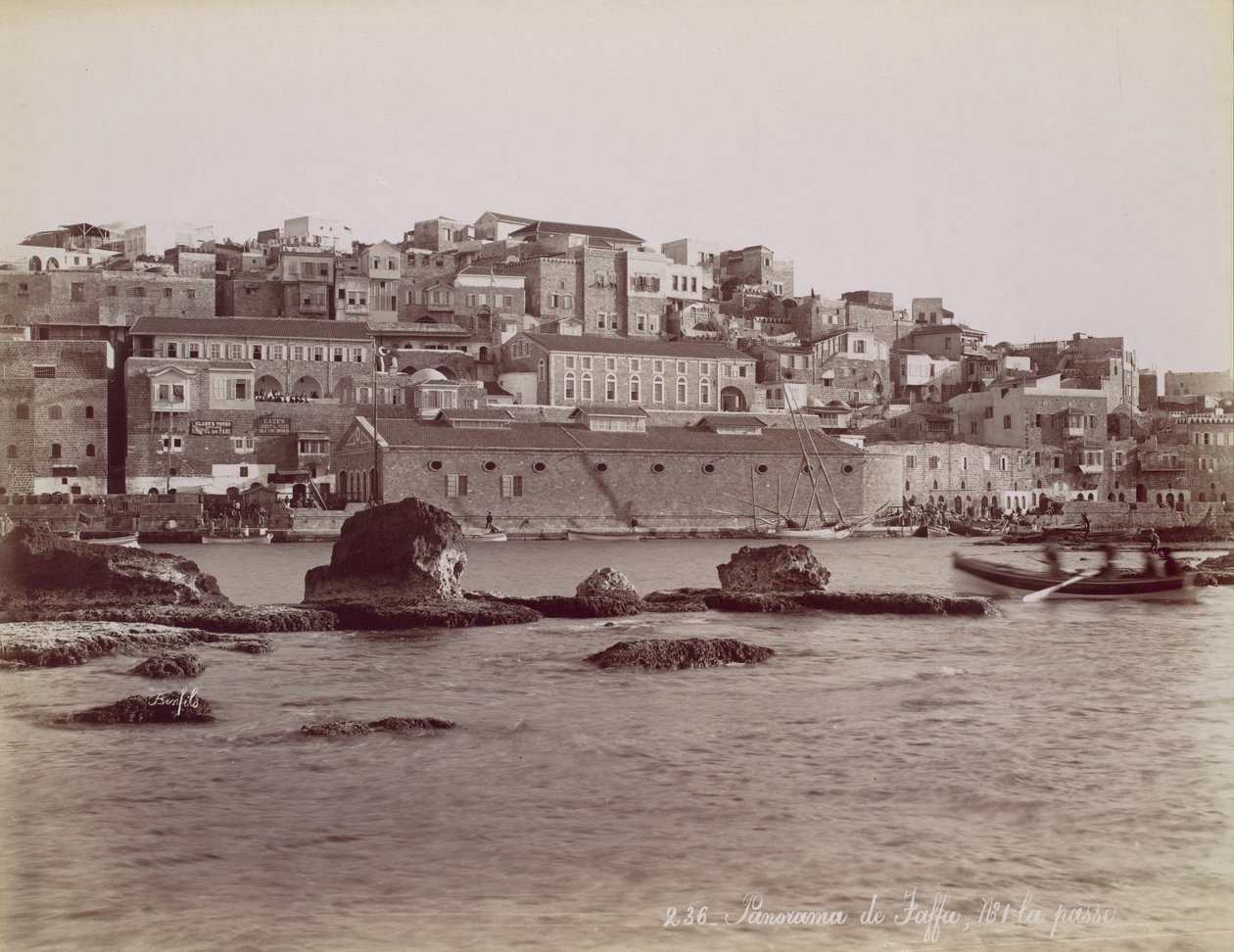 Panorama de Jaffa, ca. 1880. od Félix Bonfils