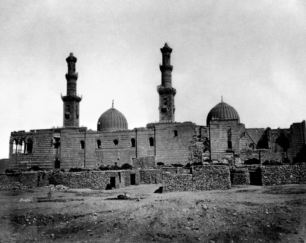Mešita Sultan Barquq, Káhira, Egypt, 1878 od Félix Bonfils