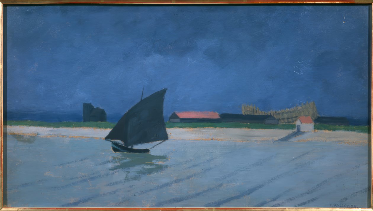 Přímořská krajina od Félix Vallotton