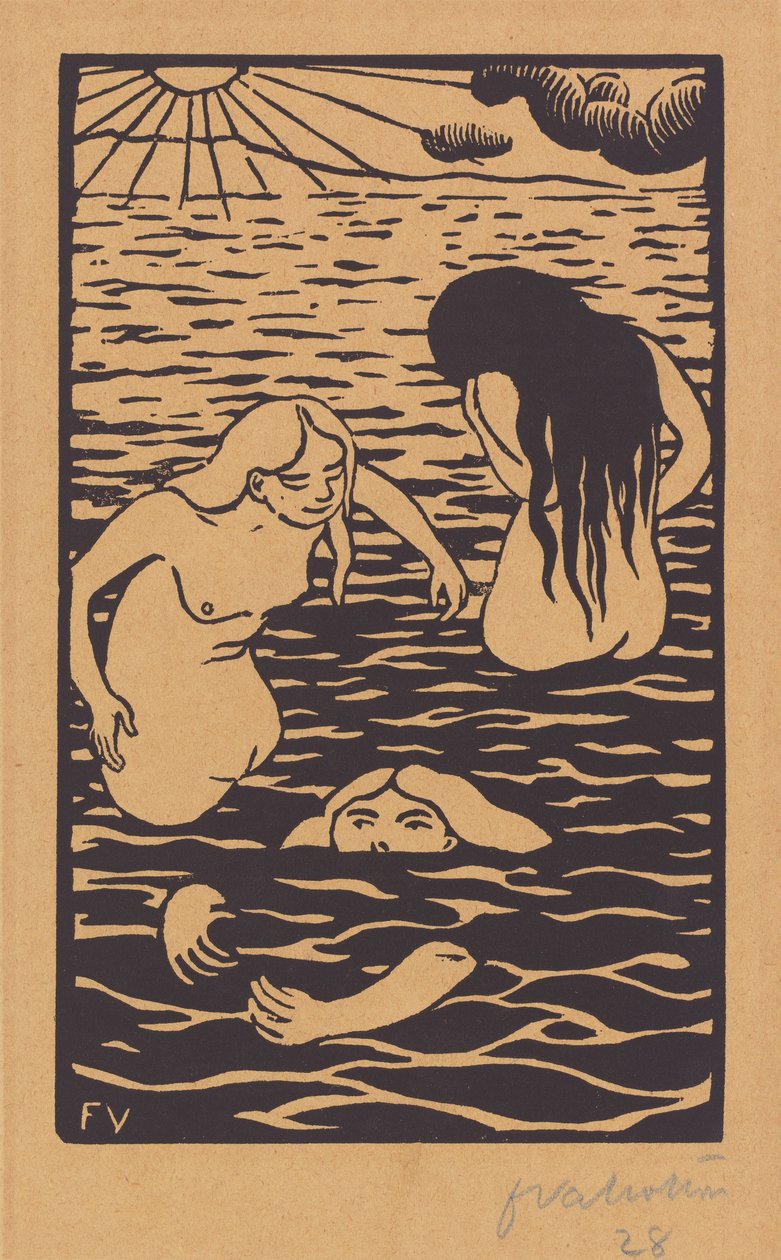 Tři lazebníci, 1894. od Félix Vallotton